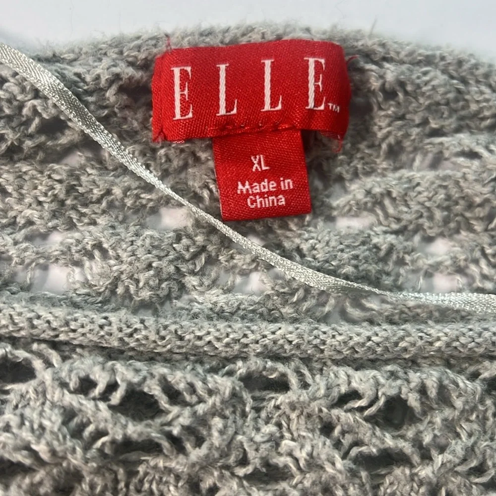 Elle sweater, lightweight gray women’s extra large - Picture 7 of 10